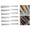 504Pcs 12 Sizes Coffin False Nail Tips Long French False Nail/Tips Natural