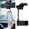 New Universal Car Rear-view Mirror Mount Stand Holder Cradle For Cell Phone Black