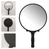 Portable Round Hand Mirror Salon Barber Hairdressing Makeup Handheld Mirror