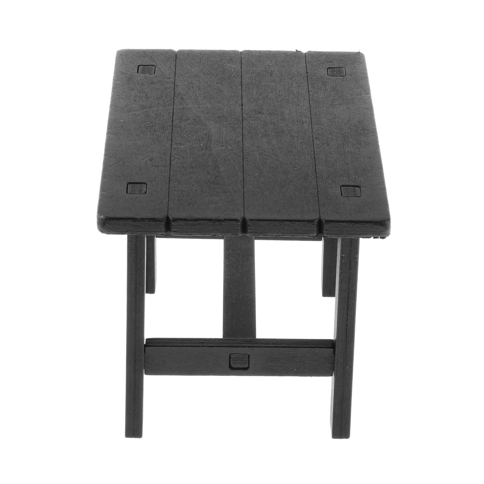 1/6 Scale Furniture for 12" Action Figures Miniature Furniture Desk Black