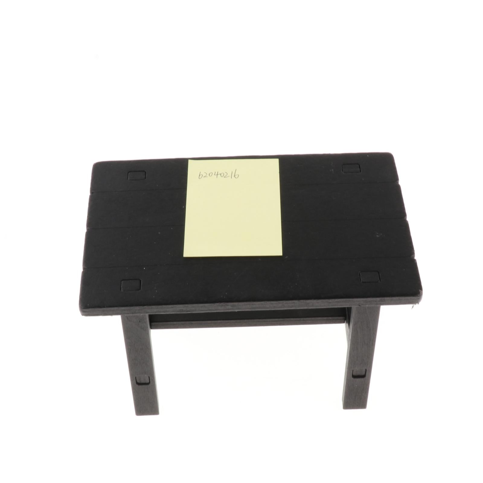 1/6 Scale Furniture for 12" Action Figures Miniature Furniture Desk Black