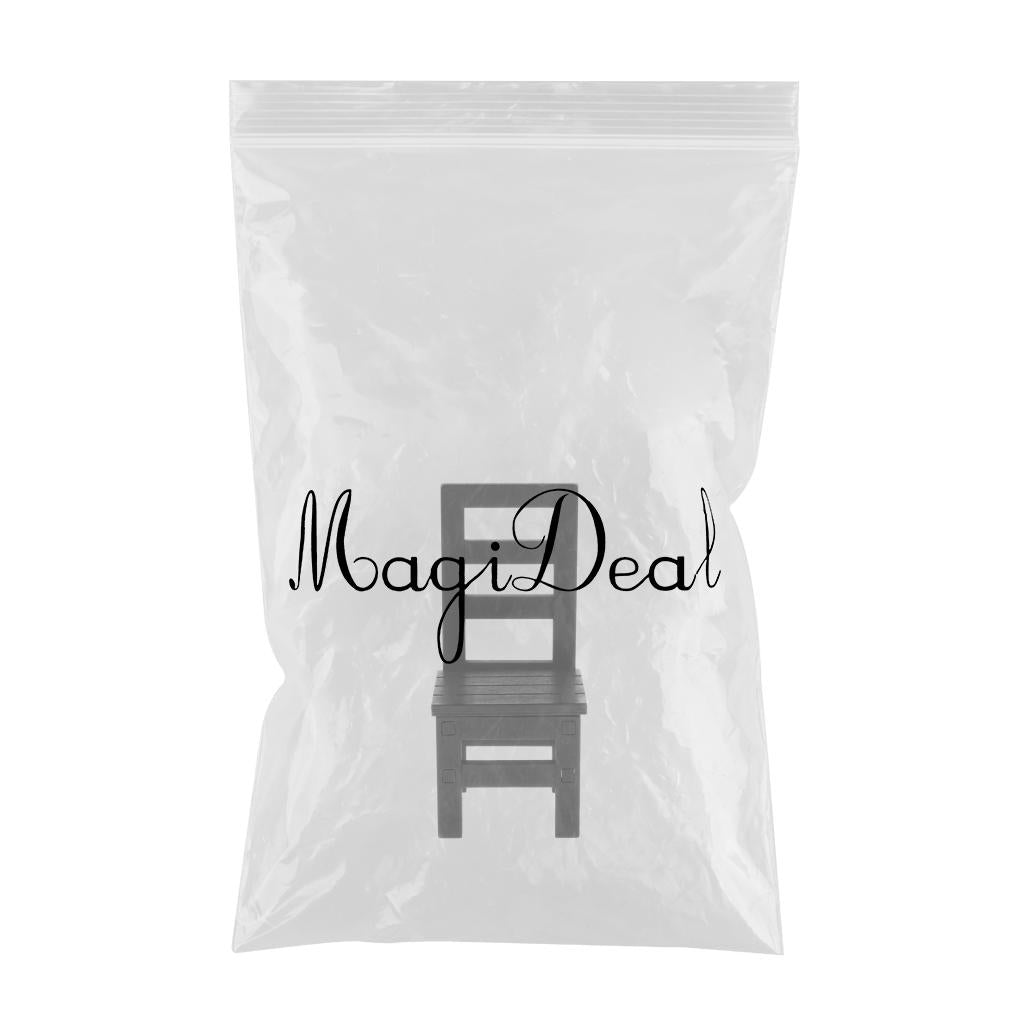 1/6 Scale Furniture for 12" Action Figures Miniature Furniture Chair Black