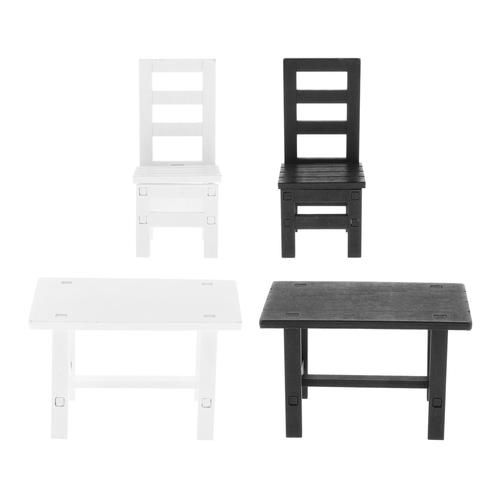 1/6 Scale Furniture for 12" Action Figures Miniature Furniture Chair White