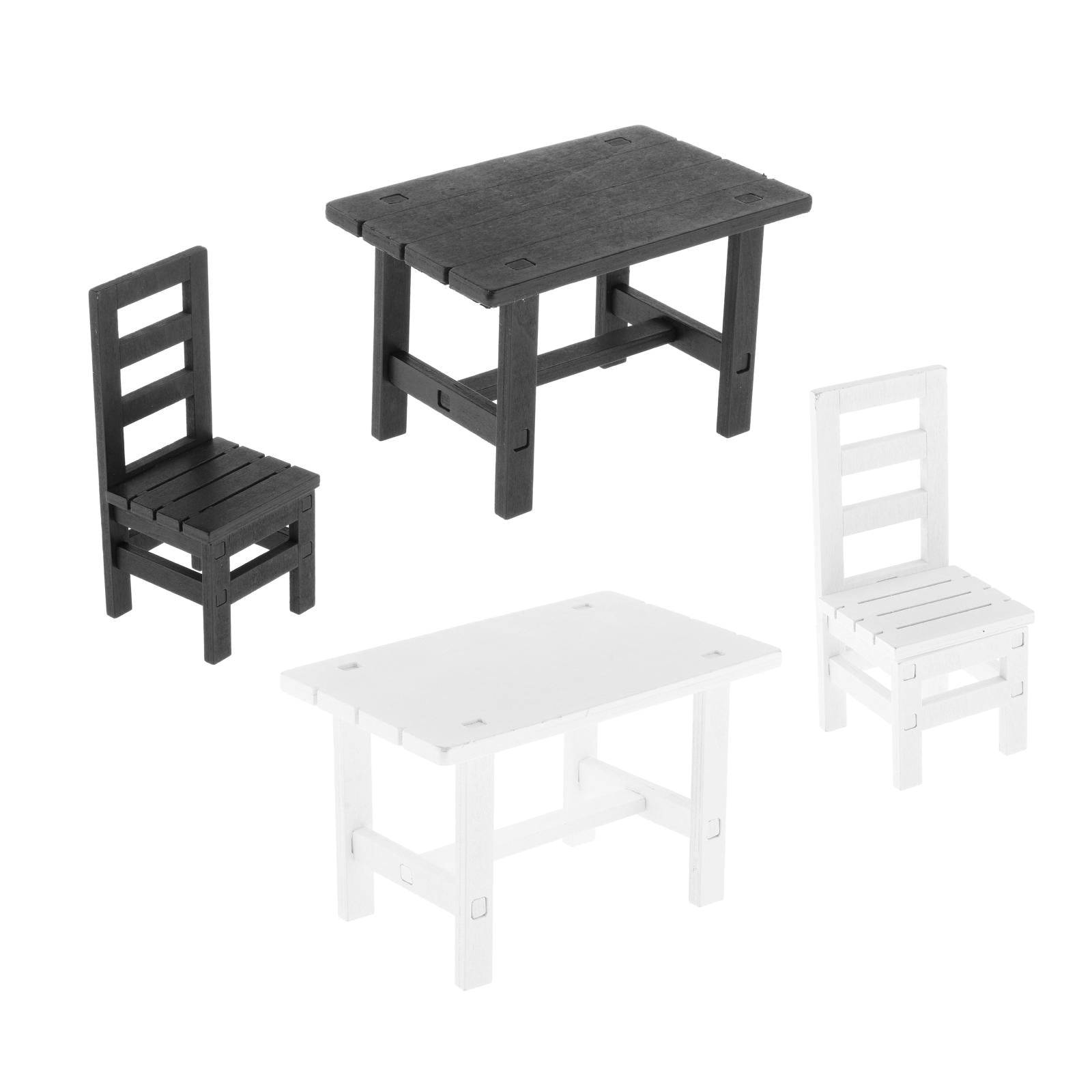 1/6 Scale Furniture for 12" Action Figures Miniature Furniture Chair White