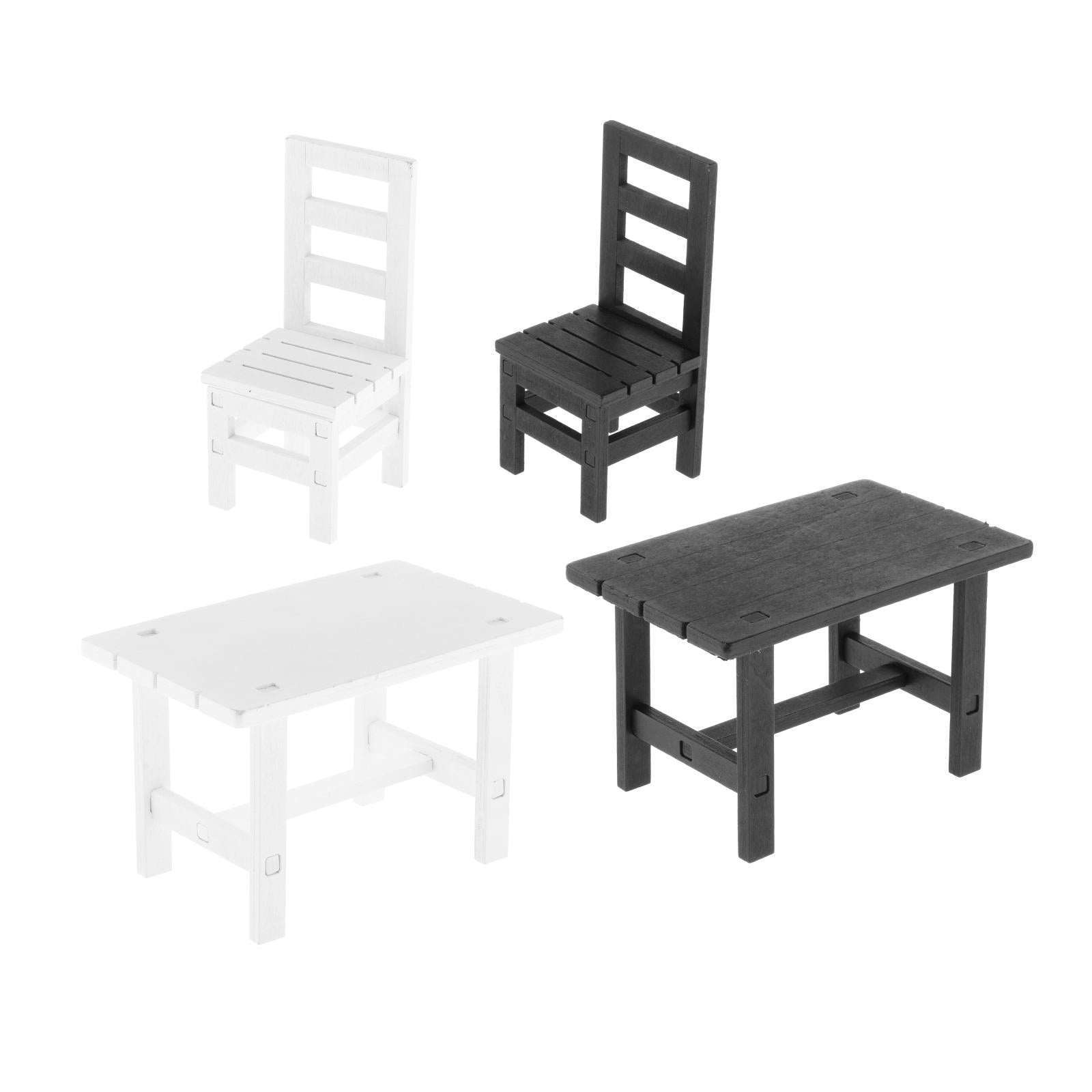 1/6 Scale Furniture for 12" Action Figures Miniature Furniture Chair White