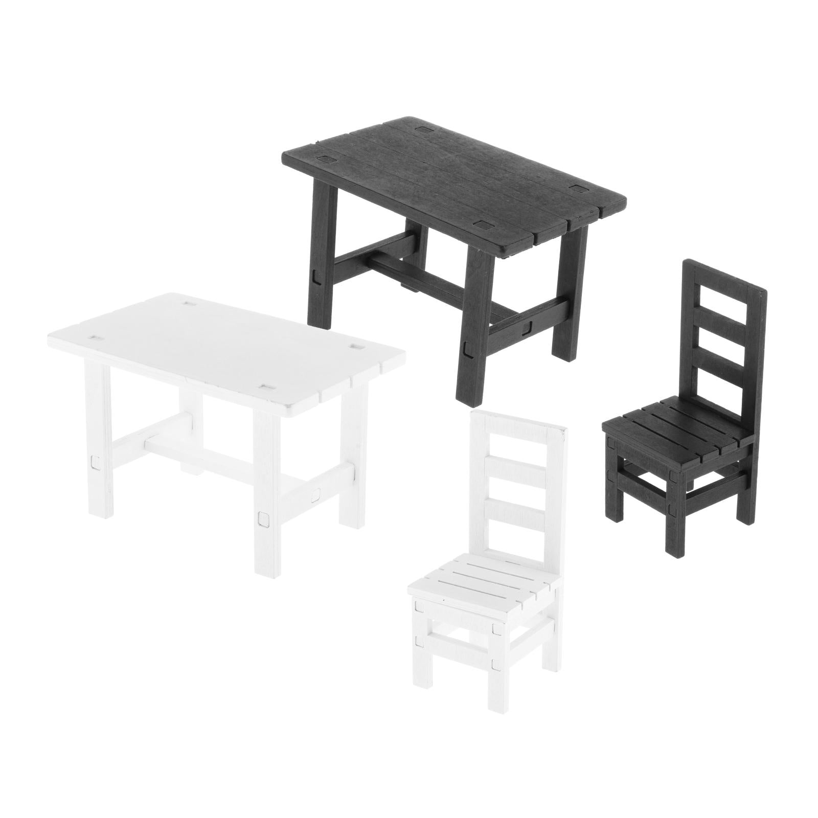 1/6 Scale Furniture for 12" Action Figures Miniature Furniture Chair White