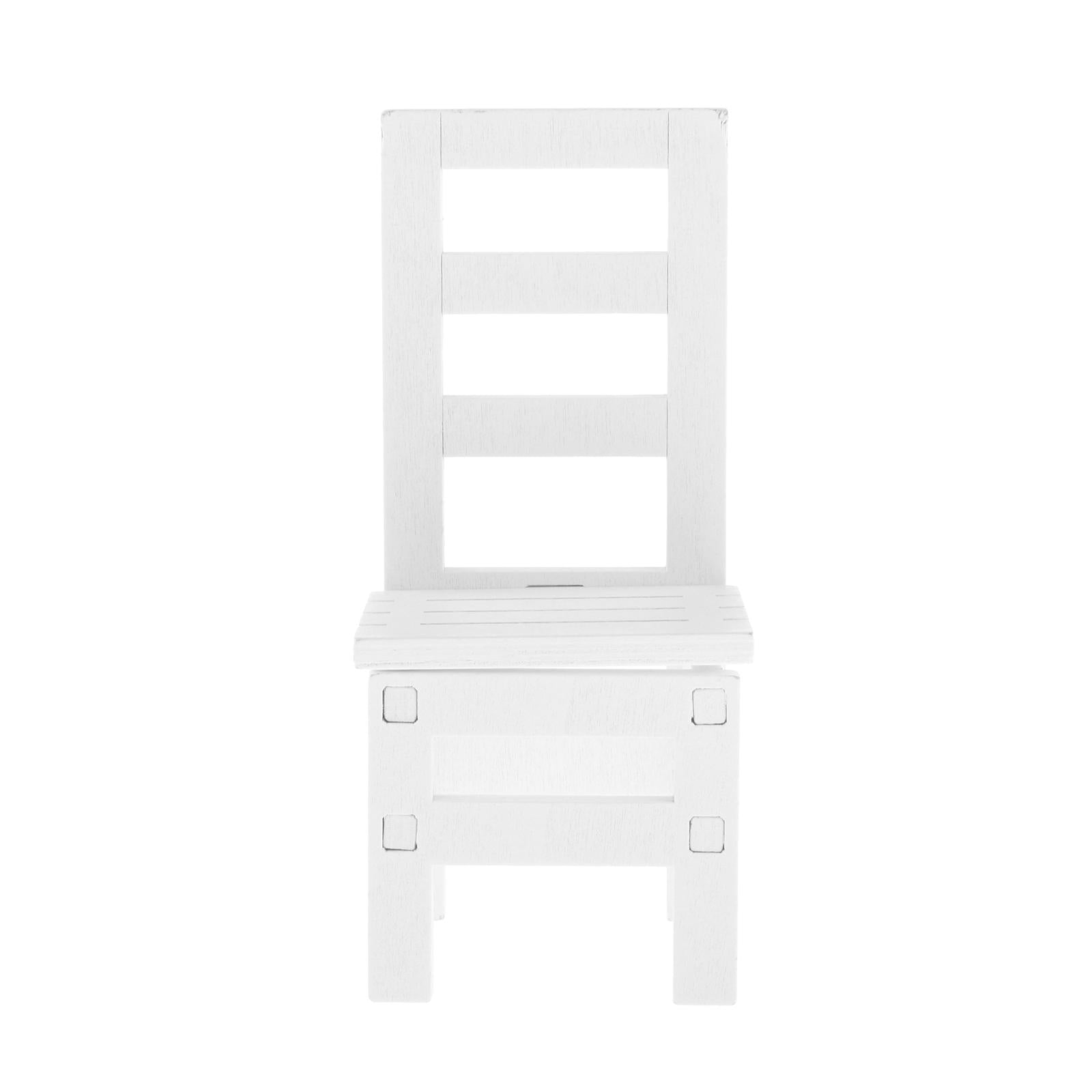 1/6 Scale Furniture for 12" Action Figures Miniature Furniture Chair White