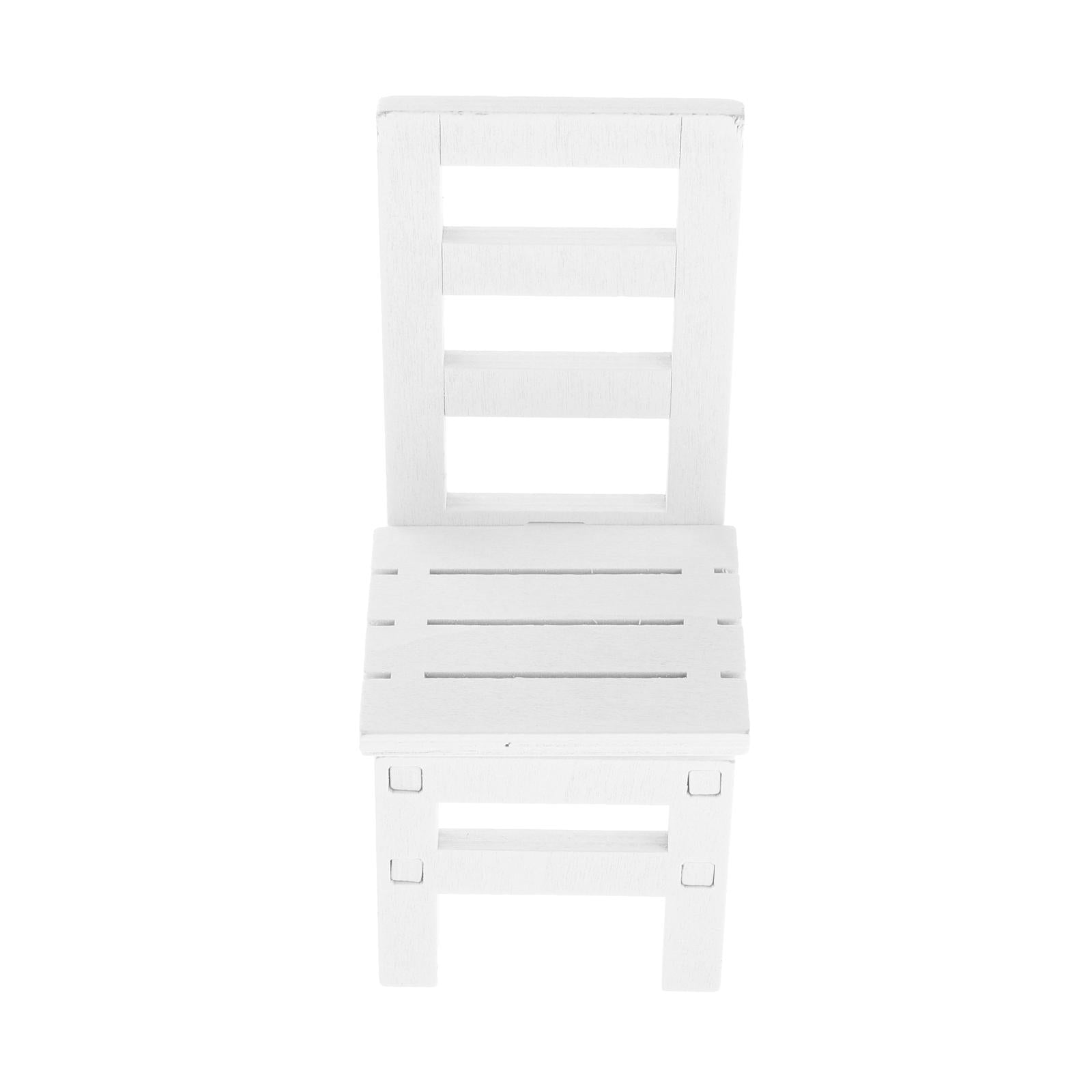 1/6 Scale Furniture for 12" Action Figures Miniature Furniture Chair White