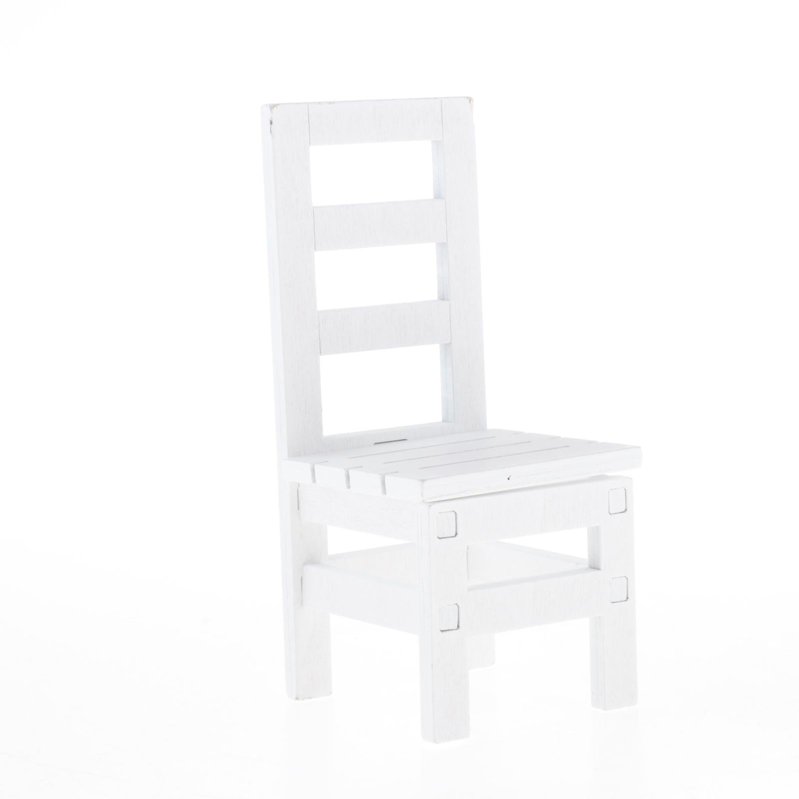 1/6 Scale Furniture for 12" Action Figures Miniature Furniture Chair White