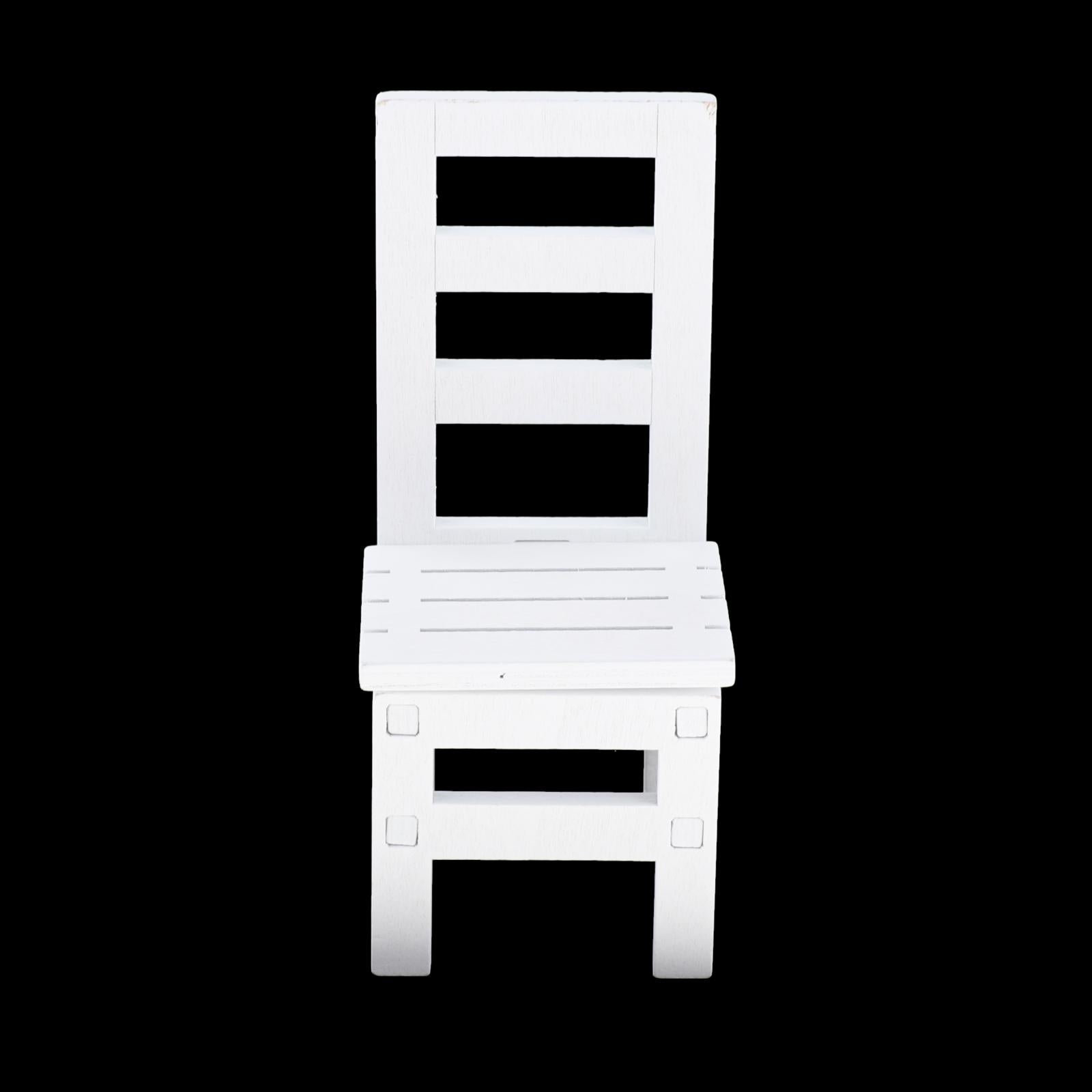1/6 Scale Furniture for 12" Action Figures Miniature Furniture Chair White