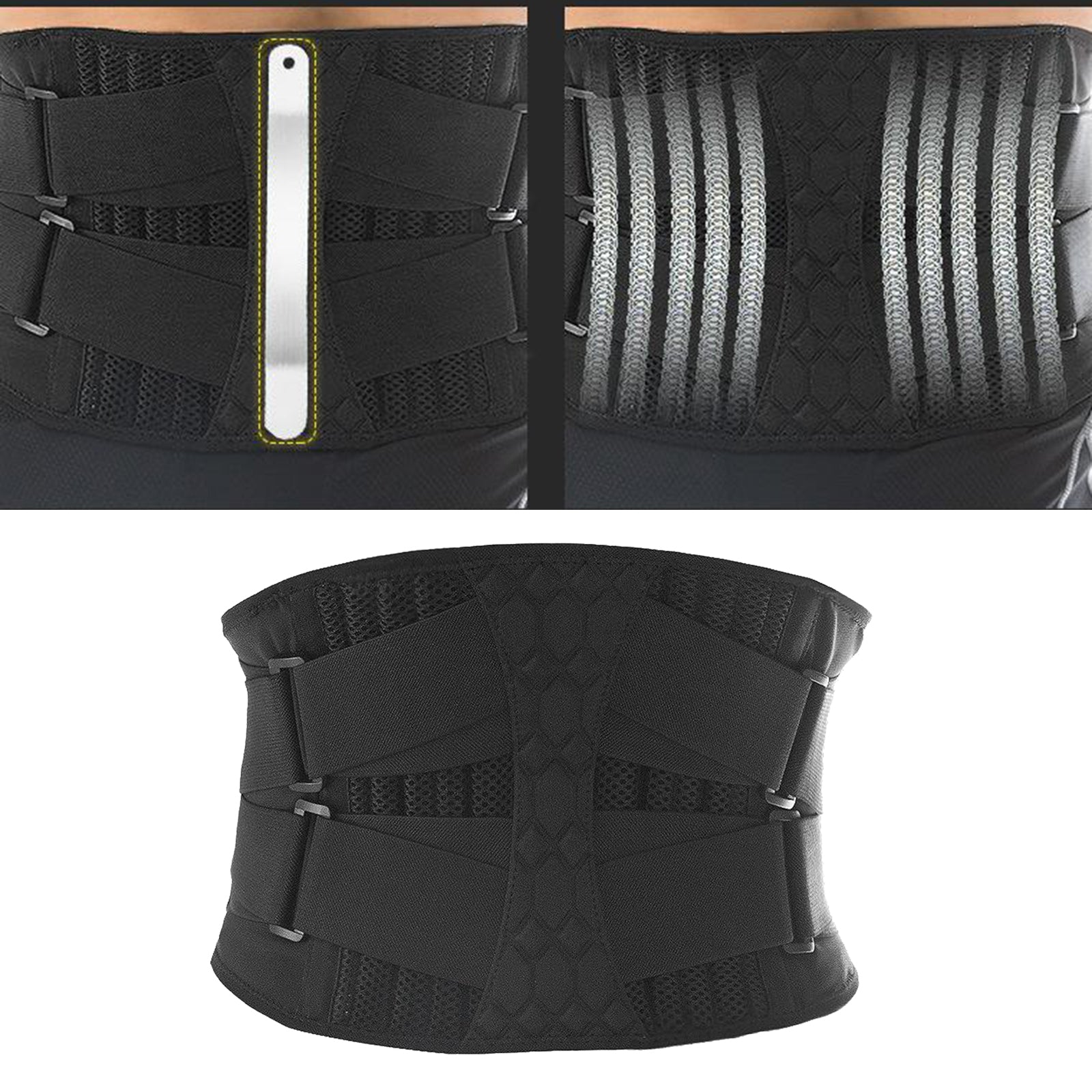 Magnetic Lower Back Support Belt Brace Waist Lumbar Protect Support Strap XL