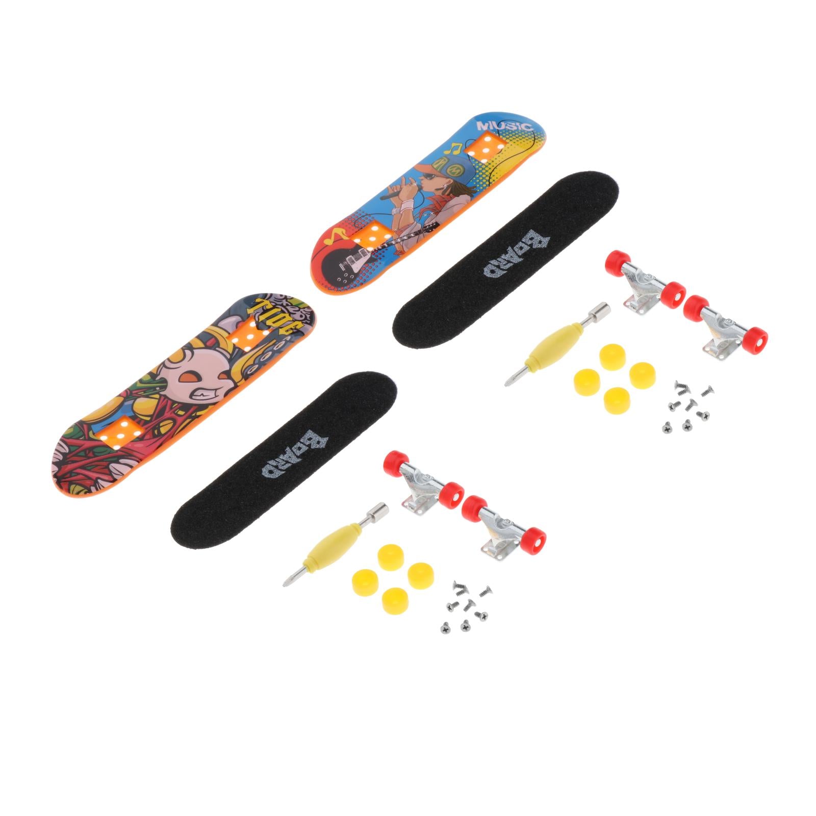 Finger Skateboard Complete Fingerboards Fingertip Toy Repair Wrench Model 4