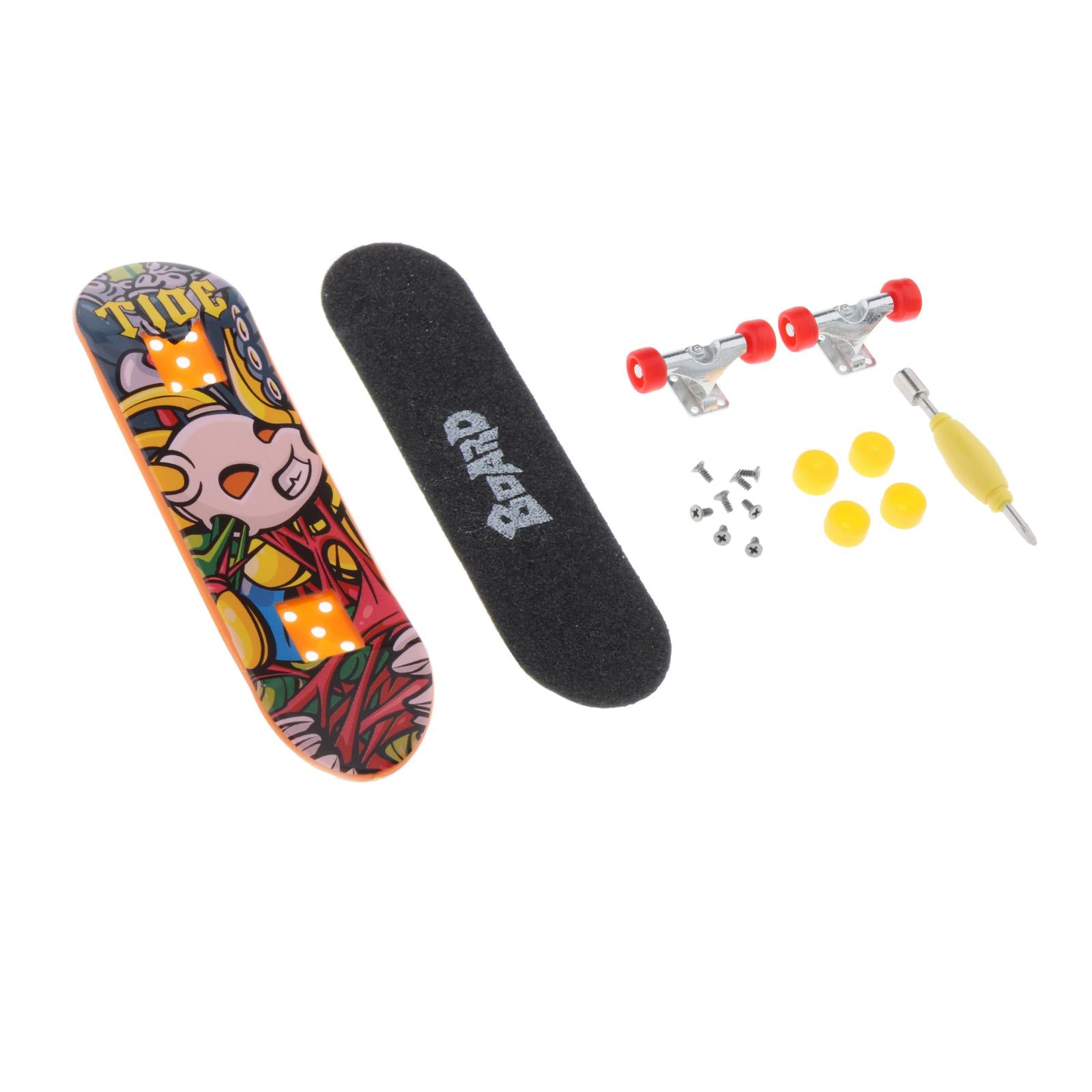 Finger Skateboard Complete Fingerboards Fingertip Toy Repair Wrench Model 4