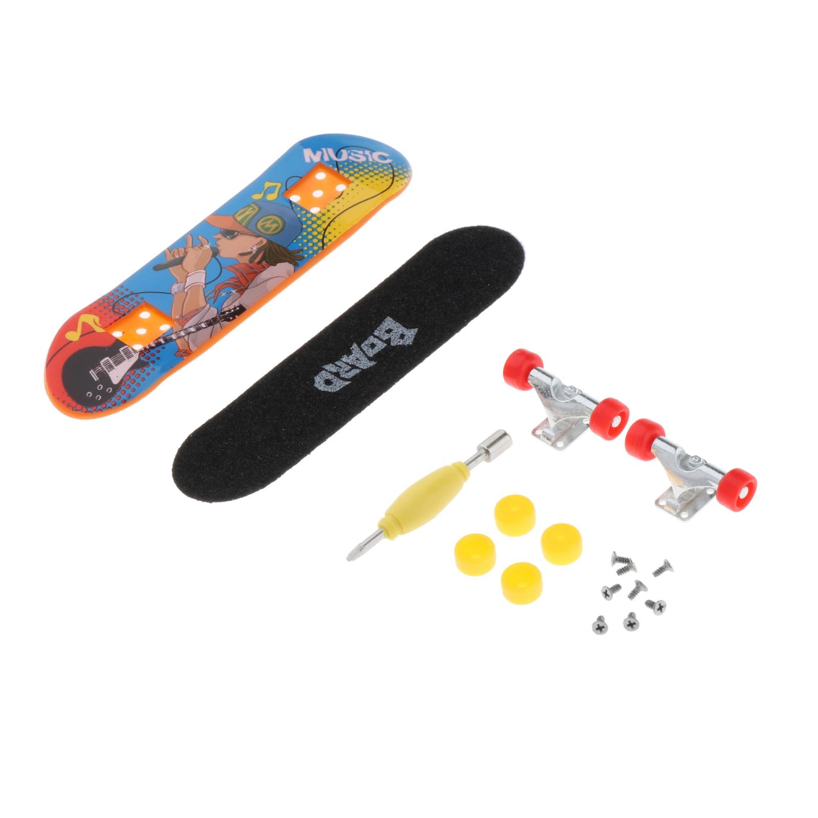 Finger Skateboard Complete Fingerboards Fingertip Toy Repair Wrench Model 4