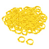 100x Chicken Leg Rings 001-100 Duck Chicks Leg Band Clip Yellow