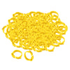 100x Chicken Leg Rings 001-100 Duck Chicks Leg Band Clip Yellow