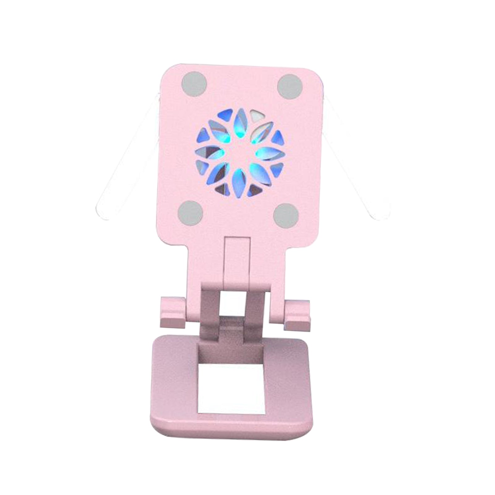 1pc Universal Desk Phone Holder Fill Light Smartphone Bracket Room Office pink