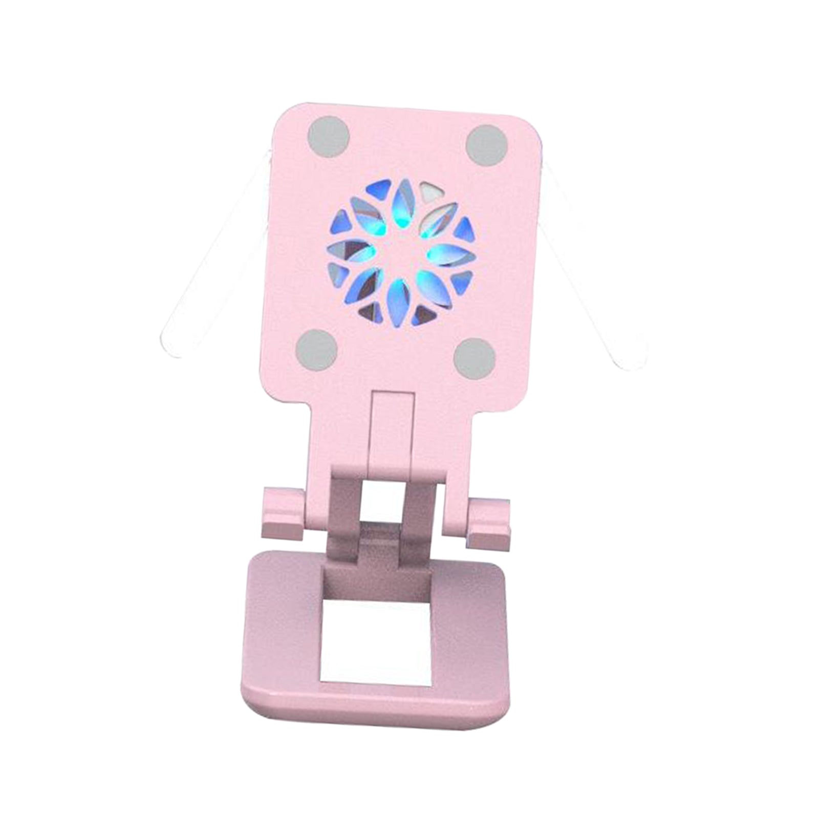 1pc Universal Desk Phone Holder Fill Light Smartphone Bracket Room Office pink