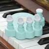 Piano Finger Trainers Finger Correctors Tools w/ Round Keys Finger Pads blue