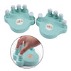 Piano Finger Trainers Finger Correctors Tools w/ Round Keys Finger Pads blue