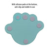 Piano Finger Trainers Finger Correctors Tools w/ Round Keys Finger Pads blue