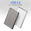 2.5in Portable USB 3.0 SATA 4TB Hard Drive Enclosure Tool Free  Blue