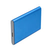 2.5in Portable USB 3.0 SATA 4TB Hard Drive Enclosure Tool Free  Blue