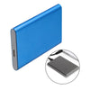 2.5in Portable USB 3.0 SATA 4TB Hard Drive Enclosure Tool Free  Blue