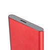 2.5in Portable USB 3.0 SATA 4TB Hard Drive Enclosure Tool Free  Red