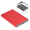 2.5in Portable USB 3.0 SATA 4TB Hard Drive Enclosure Tool Free  Red