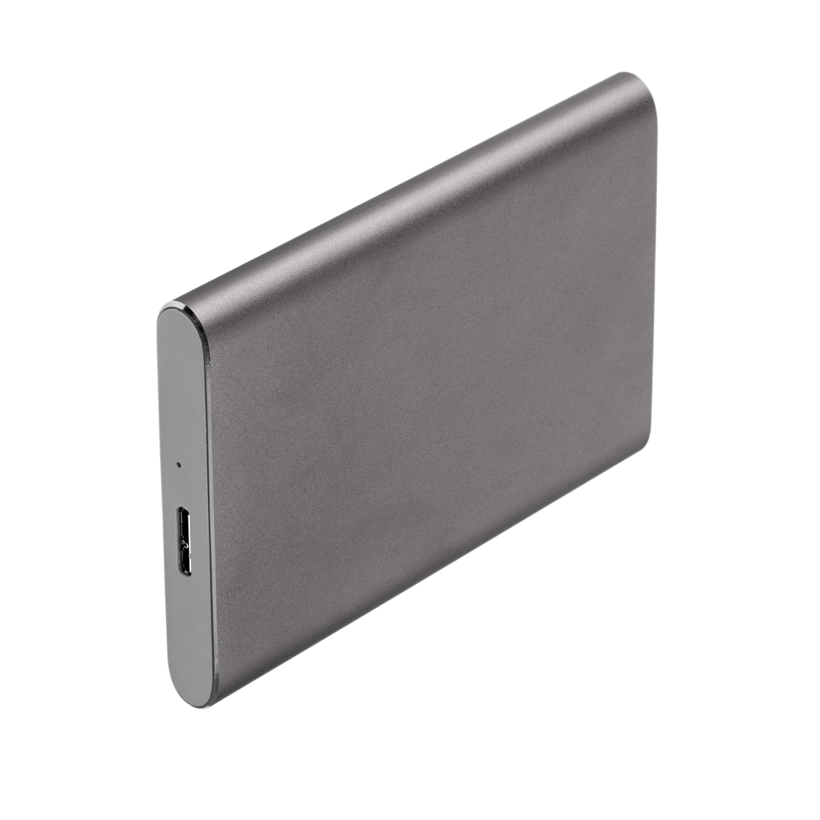 2.5in Portable USB 3.0 SATA 4TB Hard Drive Enclosure Tool Free  Grey