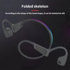 Bone Conduction Headset Bluetooth Wireless Outdoor Open Ear Headphones Black