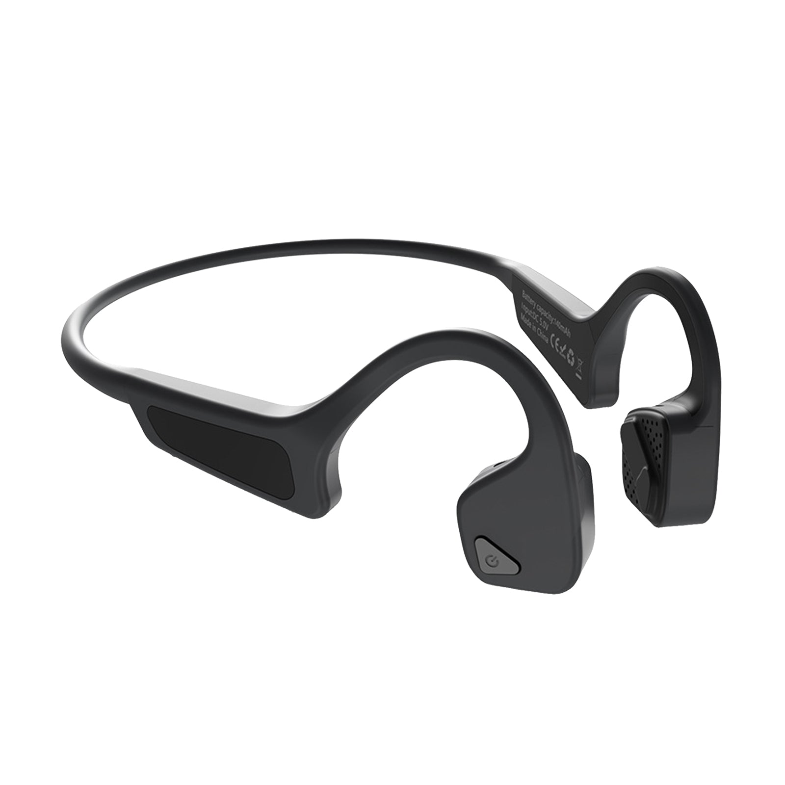 Bone Conduction Headset Bluetooth Wireless Outdoor Open Ear Headphones Black