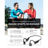 Bone Conduction Headset Bluetooth Wireless Outdoor Open Ear Headphones Black