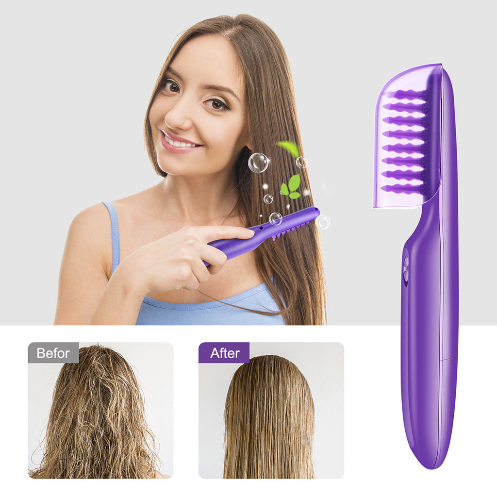 Wet or Dry Brush Electric Smoothing Hair Detangling Comb Styling Products