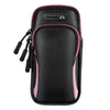 Gym Running Outdoor Sports Armband Bag Holder For Mobile Phone Black Pink