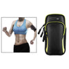 Gym Running Outdoor Sports Armband Bag Holder For Mobile Phone Black Green