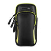 Gym Running Outdoor Sports Armband Bag Holder For Mobile Phone Black Green