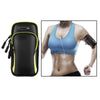 Gym Running Outdoor Sports Armband Bag Holder For Mobile Phone Black Green