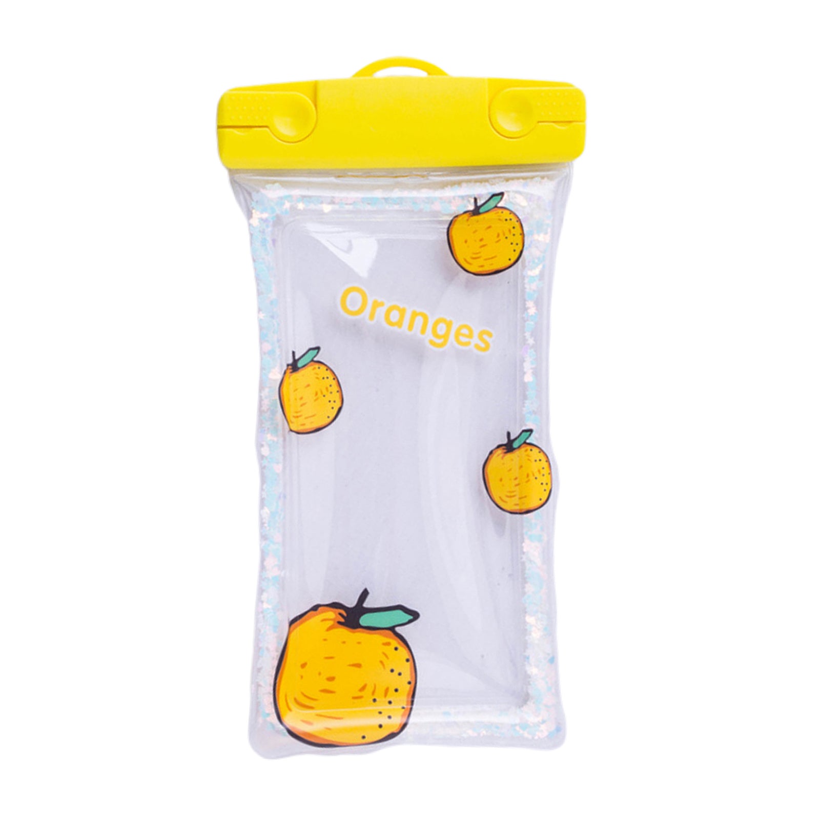 PVC Waterproof Phone Case Cellphone Dry Bag Phones Holder Orange Debris