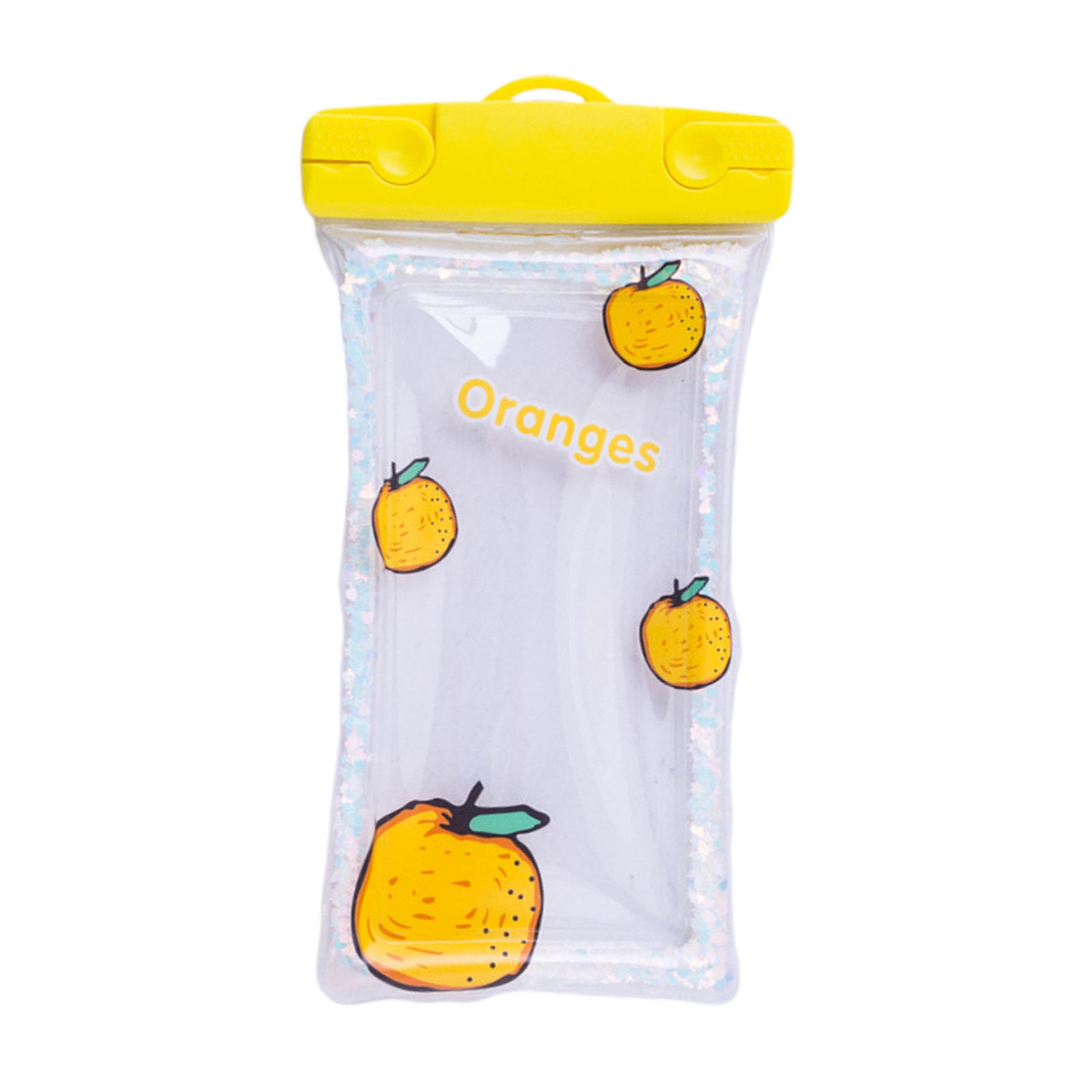 PVC Waterproof Phone Case Cellphone Dry Bag Phones Holder Orange Debris