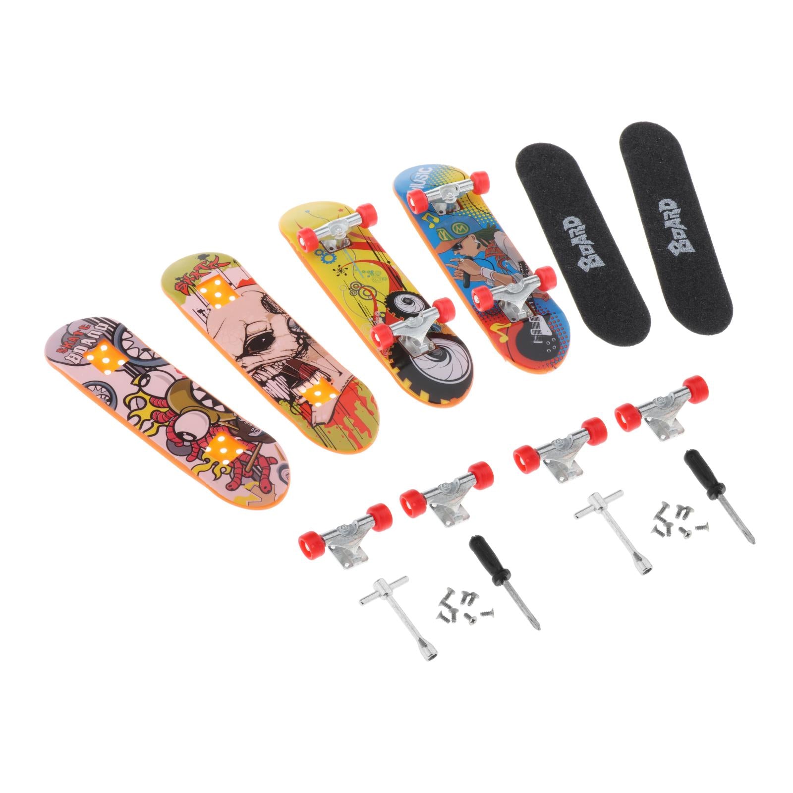 Finger Skateboard Complete Fingerboards Fingertip Toy Repair Wrench Model 1