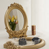 Retor Makeup Mirror Mirrored Tray Vanity Serving Tray Home Bathroom 17x25cm