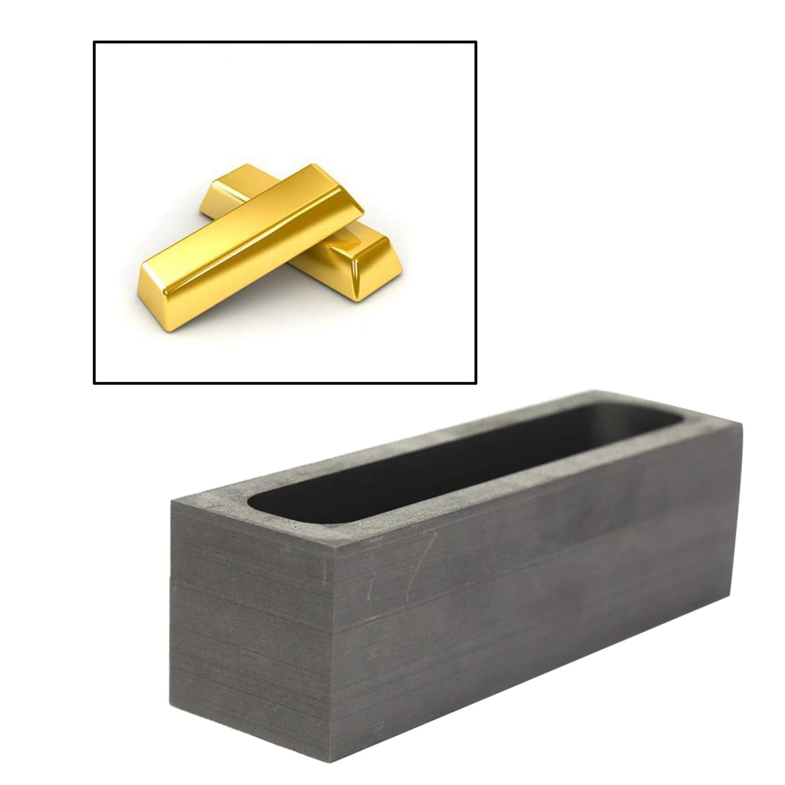 Graphite Ingot Mold 23 oz/650g Gold Melting Casting Refining Bar Mold