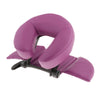 Flexible Massage Table Face Cradle Headrest Pillow & Hanging Arm Rest Purple