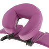 Flexible Massage Table Face Cradle Headrest Pillow & Hanging Arm Rest Purple