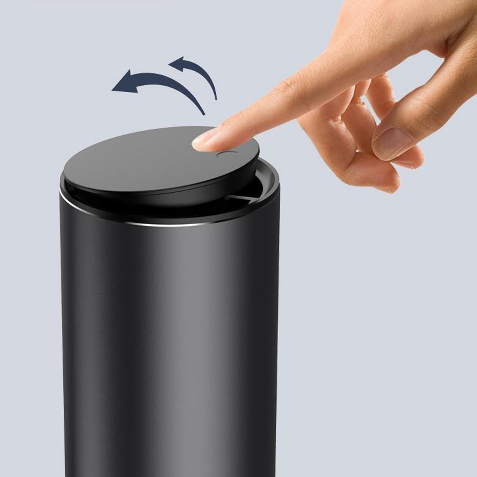 Car Trash Can Portable Garbage Bin Waste Basket Bin Rubbish Bin Black