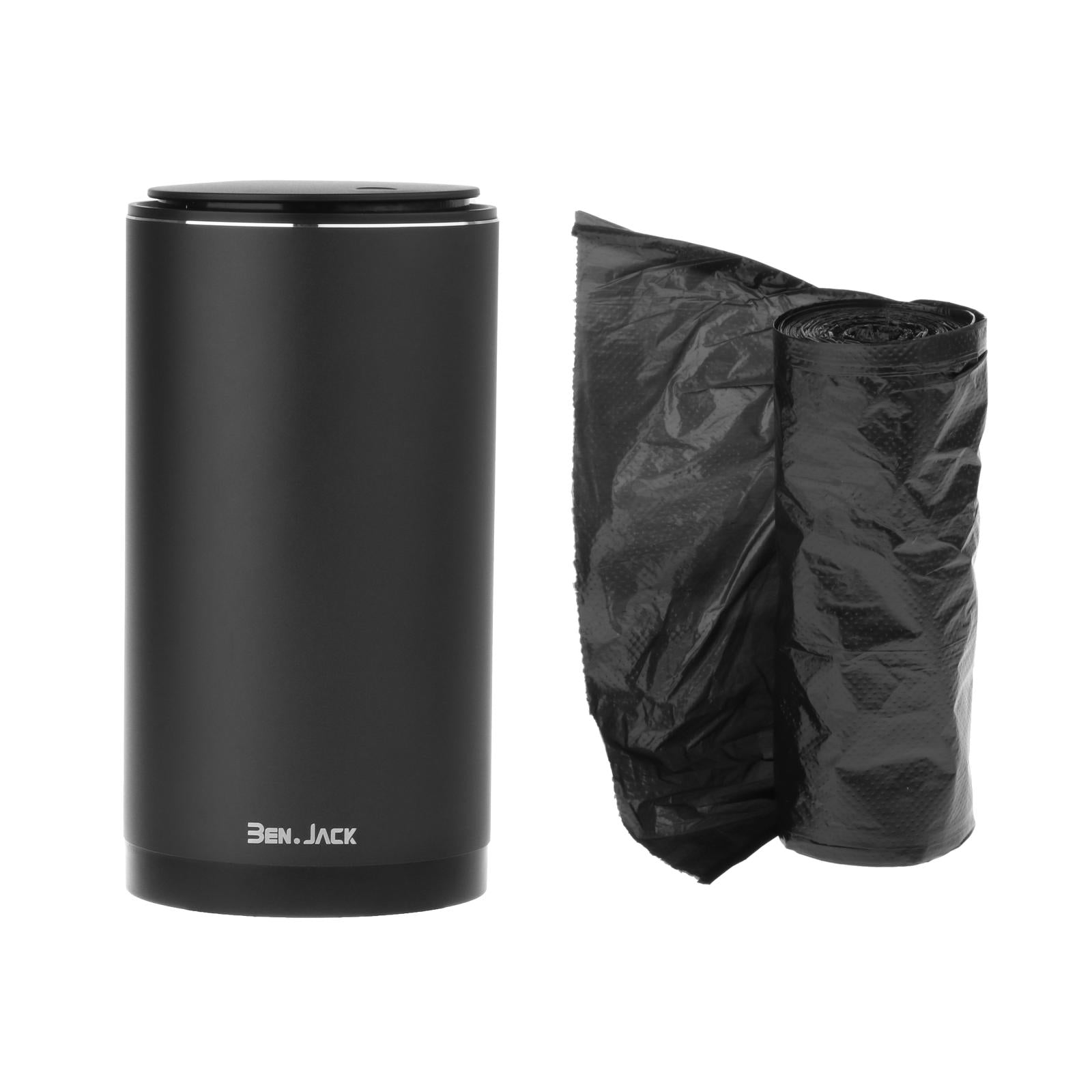 Car Trash Can Portable Garbage Bin Waste Basket Bin Rubbish Bin Black