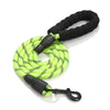 Dog Leash Pet Walking Leash Rope Pet Reflective Leash for Dogs Green