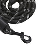 Dog Leash Pet Walking Leash Rope Pet Reflective Leash for Dogs Black